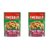 Emerald Nuts, Salty Sweet Mixed Nuts, Features Kettle Glazed Peanuts, Almonds, Cashews, Kettle Glazed Walnuts, Kettle Glazed Pecans, 5.5 Oz