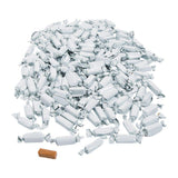 Fun Express Individually Wrapped Candy Caramel Creams - Premium White Foil Wrapped Soft Caramels Bulk 2 Pounds | Perfect for Wedding Candy Buffet