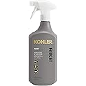 KOHLER K-EC23723-NA Faucet Cleaner, Kitchen and Bathroom Cleaner, Streak Free Shine, Ammonia and Alcohol Free, 28 FL Oz