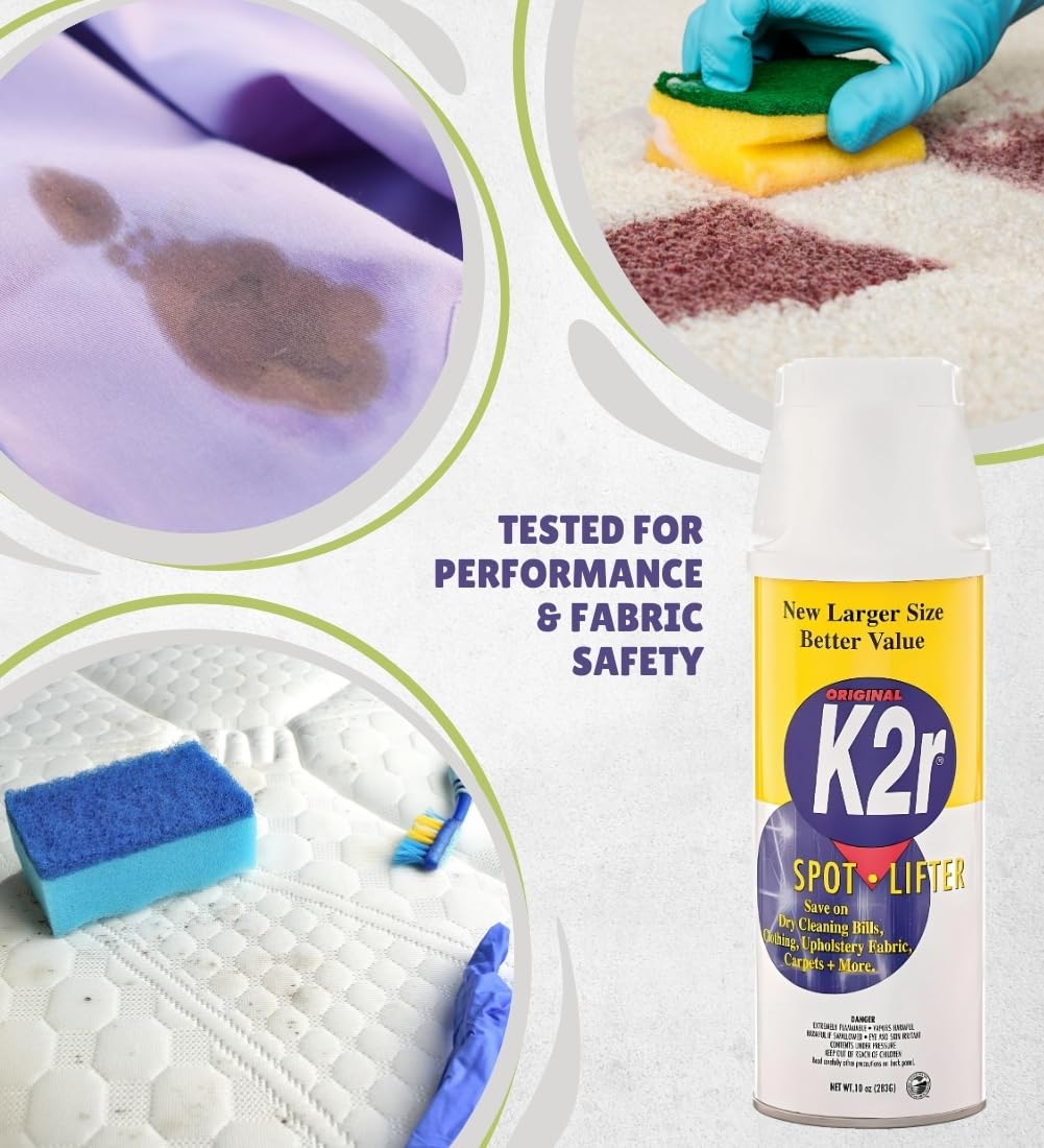 K2r No Scent Spot Treatment Stain Remover 10 oz Spray