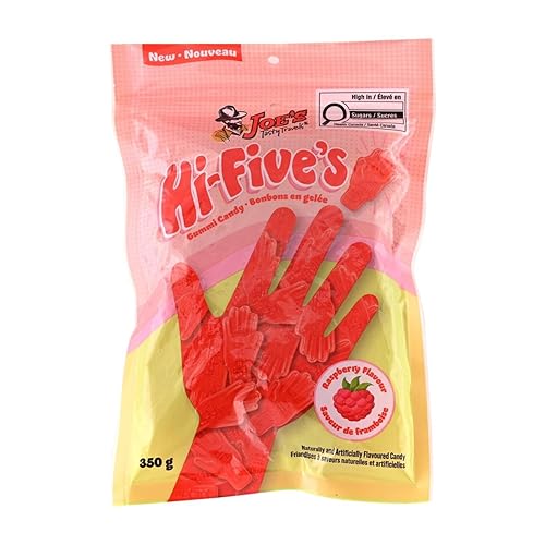 Joe's Tasty Travels High-Five's Raspberry Gummy Candy
