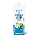 Amazon Fresh, 100% Pure Coconut Water Original, Not from Concentrate, 16.9 Fl Oz
