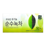 (Tea Collection) Organic 100% Pure GreenTea 50 teabags For Vegan