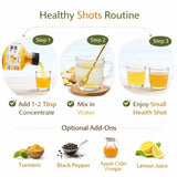 Ginger Lemon & Honey Concentrate Juice by Annoor |8.5 Fl Oz | NFC | No pulp. Easy to mix | Use in Detox Water, Refreshers, Ginger Lemon Tea