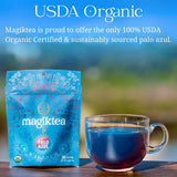 Magiktea, Palo Azul, 15 Plant-Based Tea Bags, USDA Organic, Kidneywood, Caffeine-Free