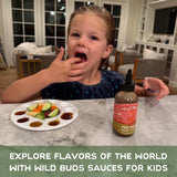 Wild Buds Global Explorers 4-Flavor Sauce Variety Pack for Kids - 21.5oz