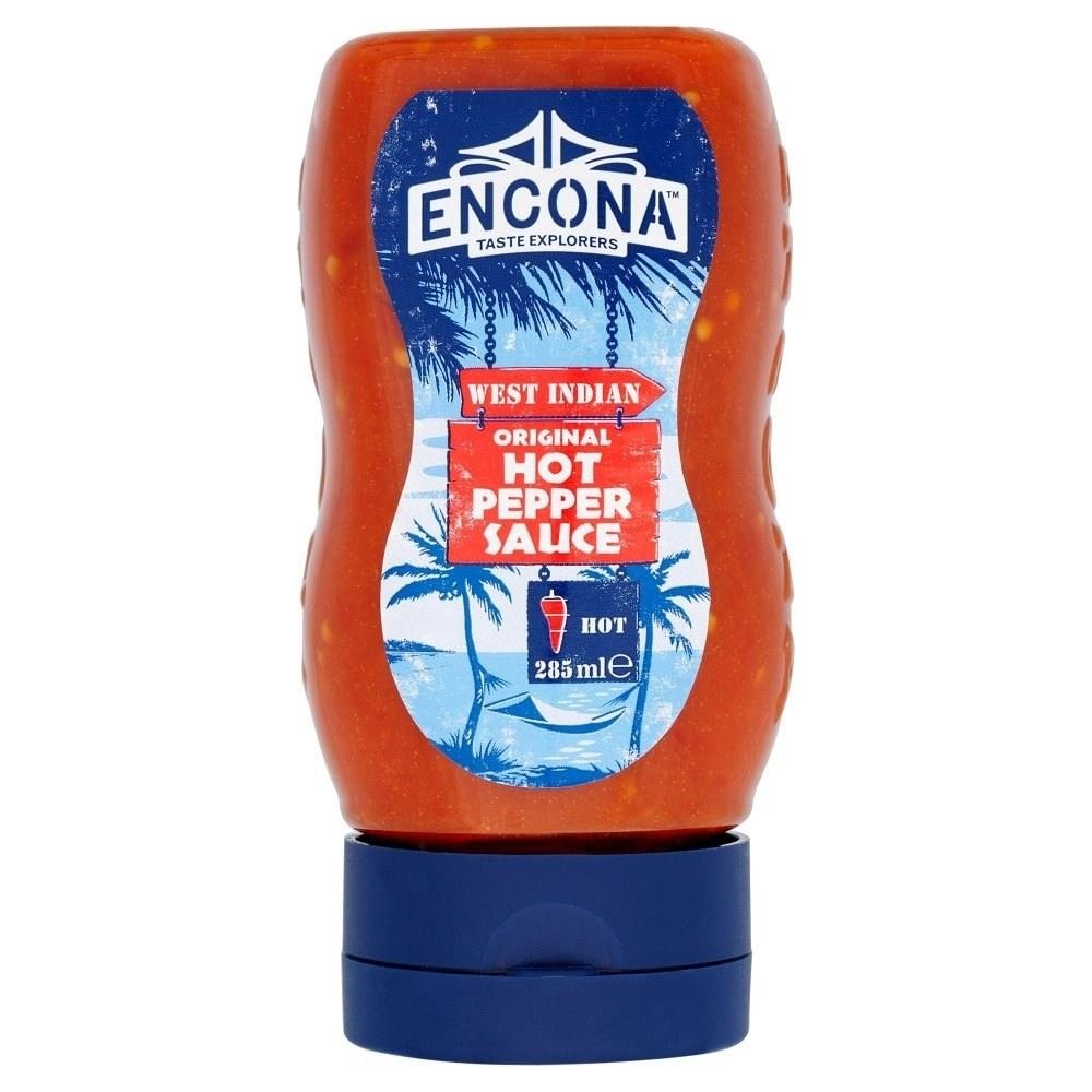 Encona Original Hot Pepper Sauce (285ml) - Pack of 2