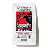 Red Rooster Coffee, Organic Old Crow Cuppa Joe - Medium Roast Whole Bean Coffee - Notes of Blackberry, Tart Cherry, Dark Chocolate & Trail Mix - 12oz