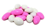 Pink & White Jordan Almonds by Its Delish, 5 LBS Bulk | Sugared Almond Nut with Sweet Hard Candy Coating - Bulk Wedding Favors, Bridal and Baby