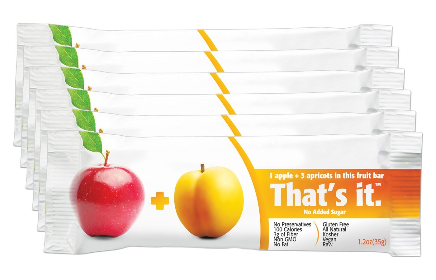 That’s it Fruit Bar Apple + Apricot 6 Bars