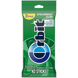 ORBIT Spearmint Sugarless Chewing Gum, 3 Packs of 14-Pieces (42 Total Pieces)