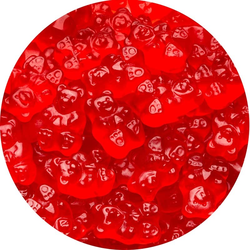 All City Candy Flavorful, Fresh & Soft 5 Pound Bulk Gummi Bear Candy Bags Individual Fruit Flavors World's Best Gummy Candy (Wild Cherry)