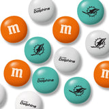 M&M'S NFL Miami Dolphins Milk Chocolate, 2 lb Bulk Bag