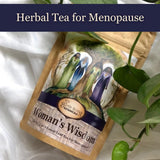 Birth Song Botanicals Woman’s Wisdom Hormonal Balance Tea for Women | Organic Menopause & PMS Tea | Hormone Balance Herbal Blend with Tulsi, Red