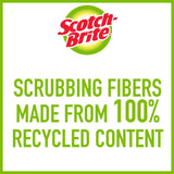 Scotch-Brite ocelo Non-Scratch Scrub Sponges, Assorted Designs, Scratch-Free for Nonstick Cookware & Dishes, Kitchen & Bathroom Use, Reusable