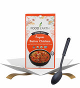 Sauce Simmer Butter Chicken, 10.58 OZ Bundle with Black Nylon Basting Spoon - Rich Tomato and Coconut Cream Blend with Mild Spices, Great for Easy