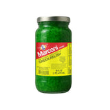 Marconi Sport Peppers & Green Relish 2 Pack | Chicago Style Hot Dog Toppings | Pickled Peppers & Relish Combo | 16 oz Each, 32 oz Total