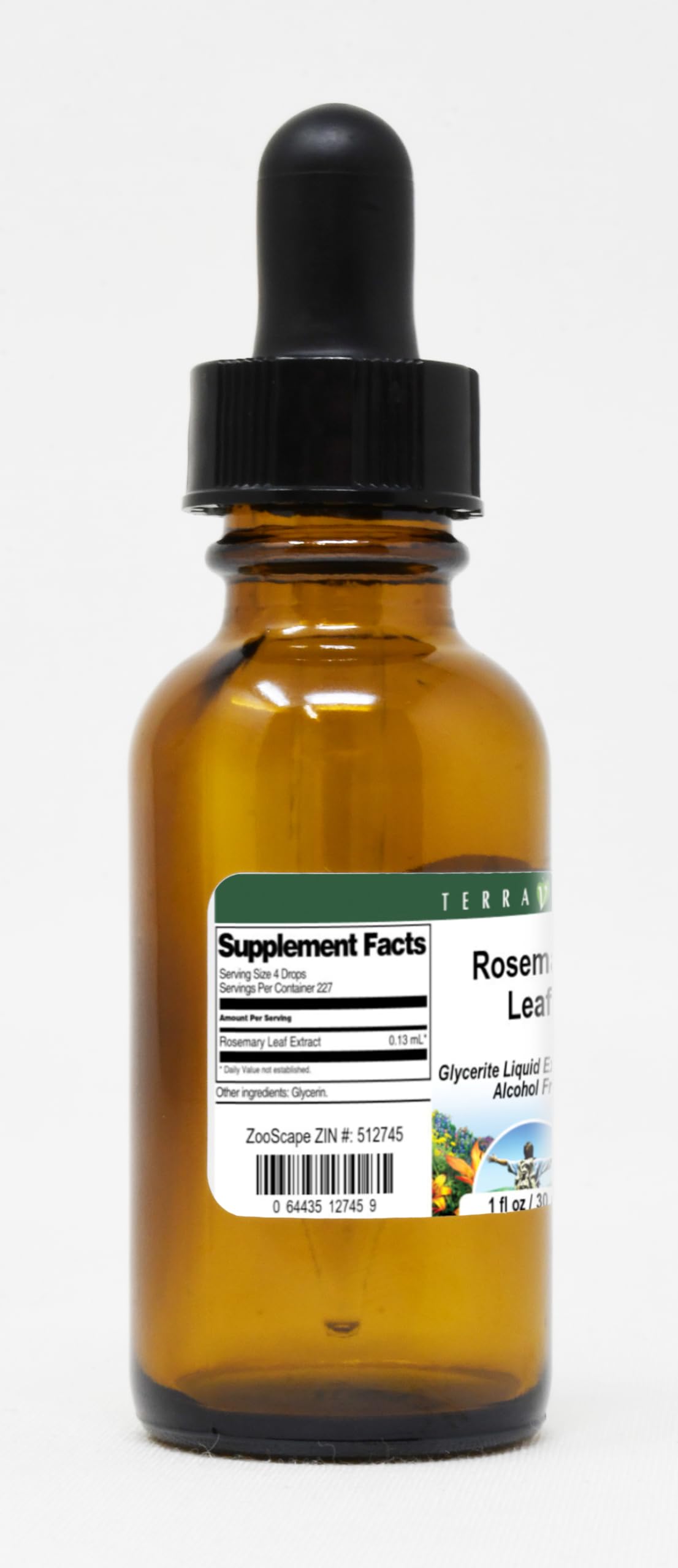 Rosemary Leaf Glycerite Liquid Extract (1:5) - No Flavor (1 oz, ZIN: 512745) - 3 Pack
