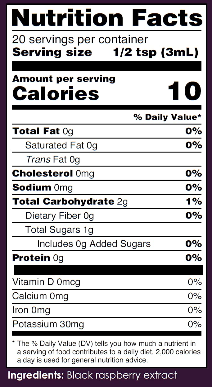 BerriHealth 100% Authentic Oregon Black Raspberry Extract - Made in The USA - 100 Grams - Gluten-Free, Vegan, Non-GMO