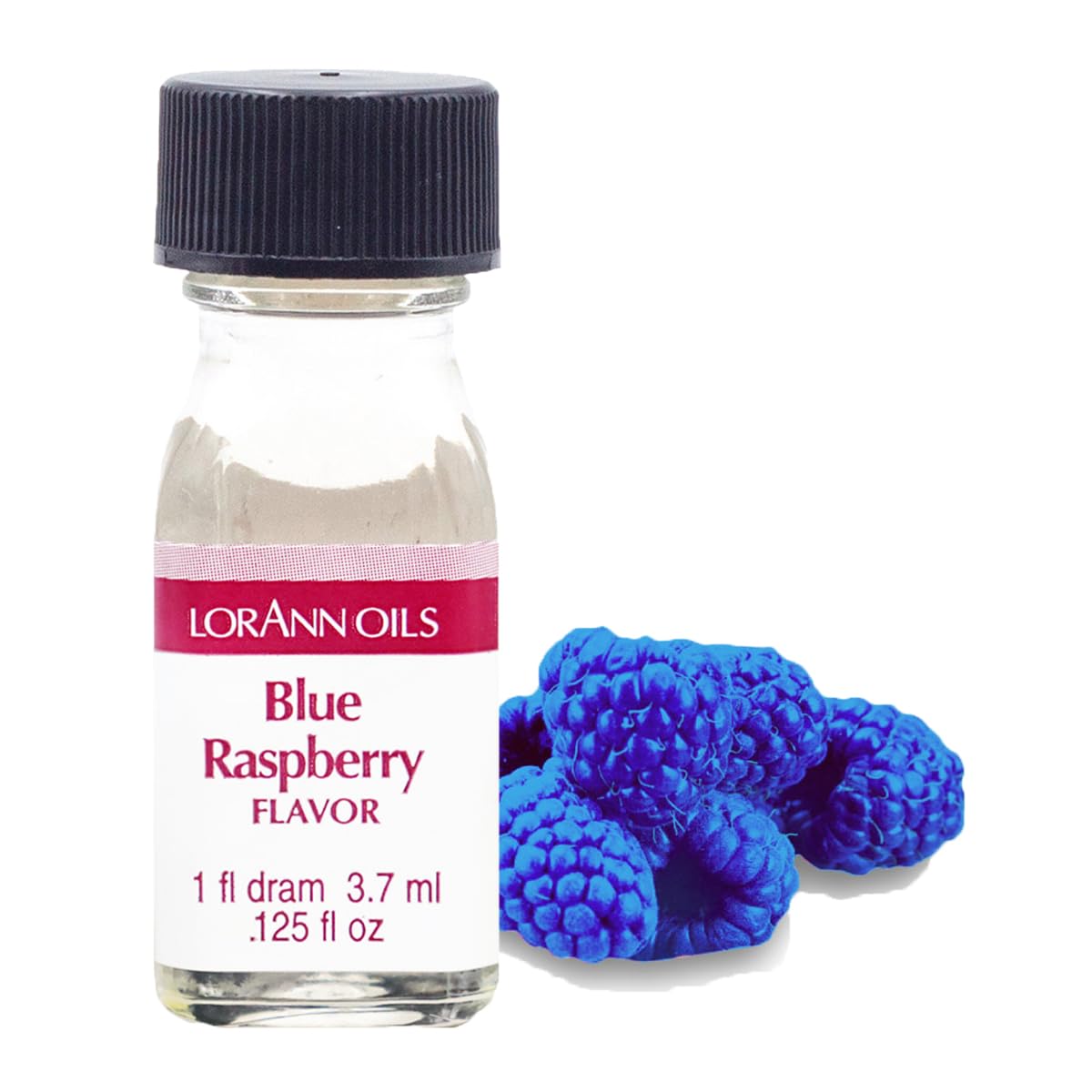 LorAnn Blue Raspberry SS Flavor, 1 dram bottle (.0125 fl oz - 3.7 ml - 1 teaspoon) - 2 Pack