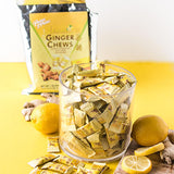 Prince of Peace Ginger Chews With Lemon, 1 lb. - Candied Natural Candy