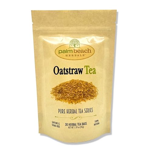 Palm Beach Medicinal Herbs - Oatstraw Tea - Pure Herbal Tea Series, 30ct