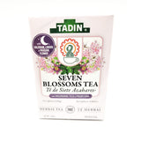 Tadin Seven Blossoms Herbal Tea Blend. Relaxation and Ease of Rest. Improves Digestion. High in Antioxidants. 24 Bags. 1.01 oz. Pack of 6