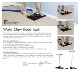 Water Claw, Deluxe Flood Extractor with Carrying Bag, Large (12" X 21"), Sub-Surface Carpet and Pad Extraction, AC018