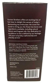 Farmer Brothers Premium English Tradition Black Tea Bags, 25 Count (Pack of 2)