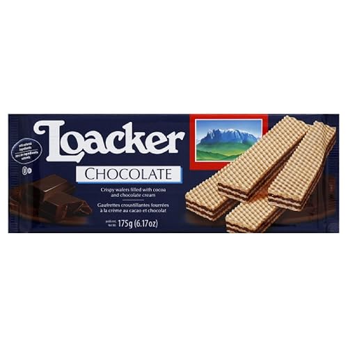 Loacker Chocolate Wafers, 6.17-Ounce (Pack of 9)
