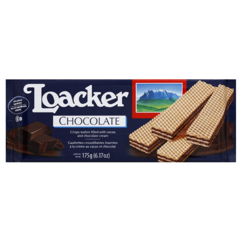 Loacker Chocolate Wafers, 6.17-Ounce (Pack of 9)