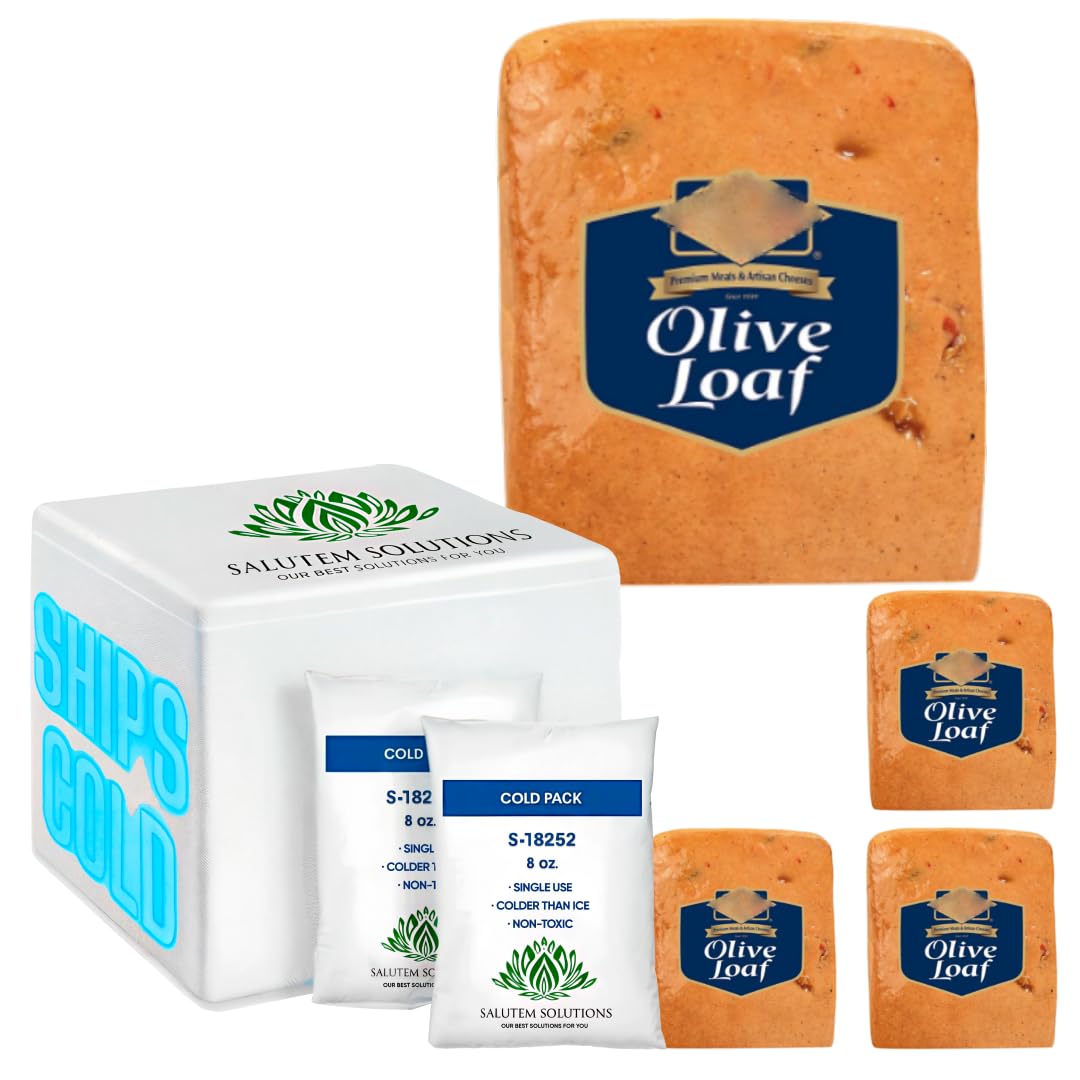 Salutem Vita - Classic Olive Loaf, 1.25 lbs. (actual weight may vary within 5%) - Pack of 4