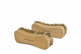 Naturolic All-Natural Wooden Scrub Brush Set | Wooden Handle | Palmyra Bristle Brush for Cleaning | Eco Friendly Cleaning Products | Scrub Brush Set