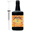 Maya Tea Raga Chai Tea Concentrate, Turmeric Spiced Herbal Blend, No Caffeine, 64 oz Bottle with Pump, 64 Servings