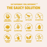 Get Saucy™ Taco Seasoning (2.12 oz.) - Non-GMO & Organic - Preservative-Free, Allergen-Free