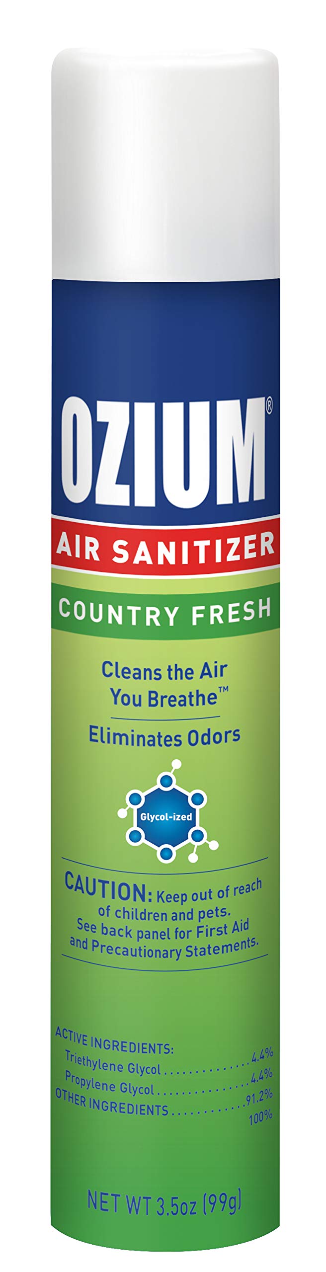 Ozium Air Sanitizer 3.5 oz Spray, Country Fresh (3)