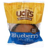 Udis Gluten Free Blueberry Muffin, 3 Ounce -- 36 per case.