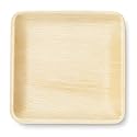 10 Inch Square Palm Leaf Disposable Dinnerware - Eco-Friendly Organic Plates, Biodegradable Partyware, Alternative to Paper, Bamboo & Plastic Plates