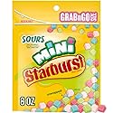 STARBURST Sours Minis Fruit Chews Candy, 8-Ounce Grab N Go Size Resealable Bag
