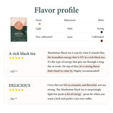 Taiwanese Black Tea (Manhattan Black) 12 Tea Sachets (1 tea sachet = 3 servings) High in Caffeine with a Seductive Honey Taste - Us Two Tea