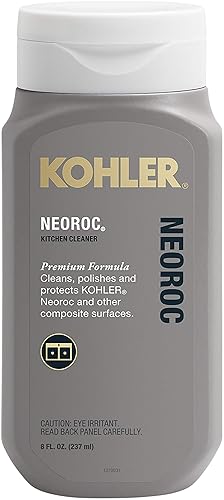 KOHLER K-23730-NA Neoroc Kitchen Cleaner, Protect Against Finger Prints, Grease and Water Spots, 8 Fluid Ounces
