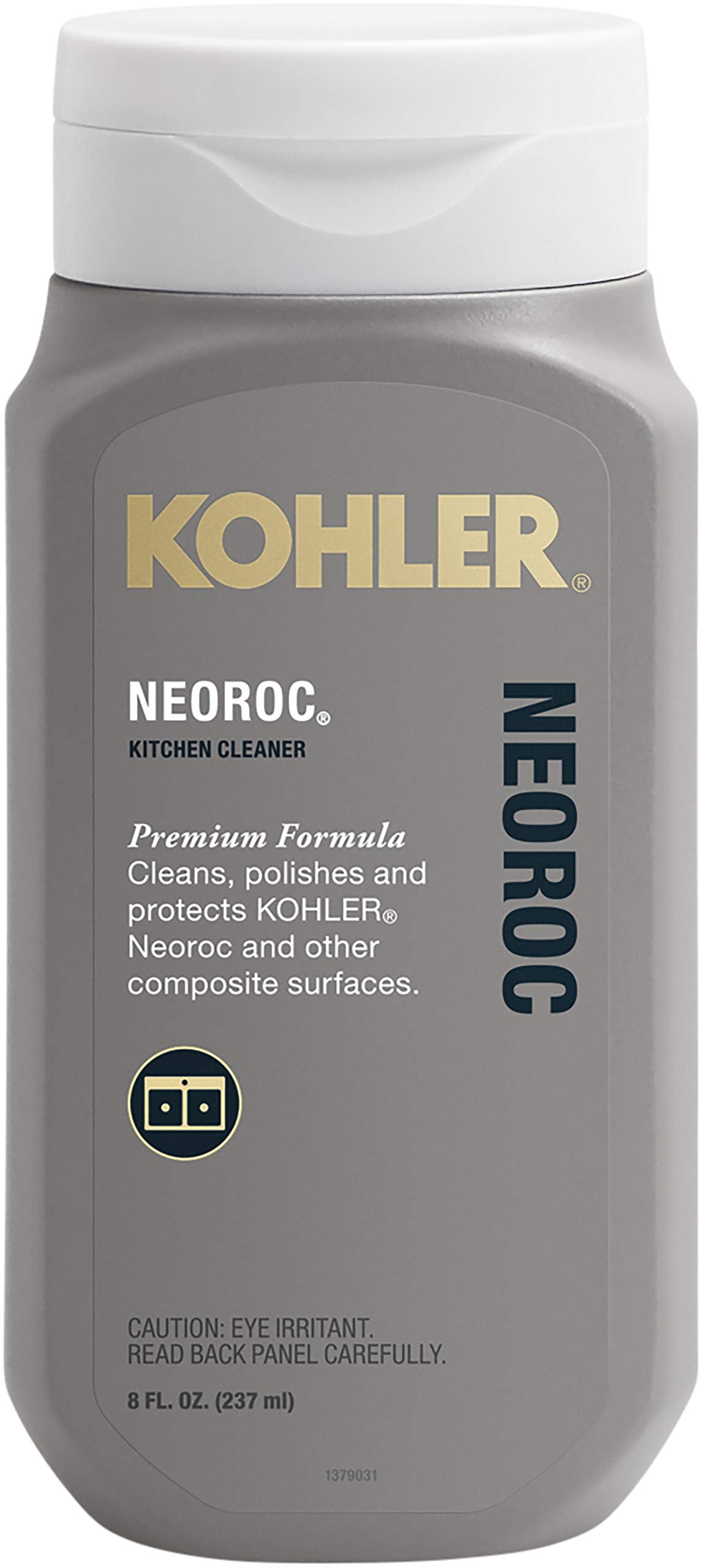 KOHLER K-23730-NA Neoroc Kitchen Cleaner, Protect Against Finger Prints, Grease and Water Spots, 8 Fluid Ounces