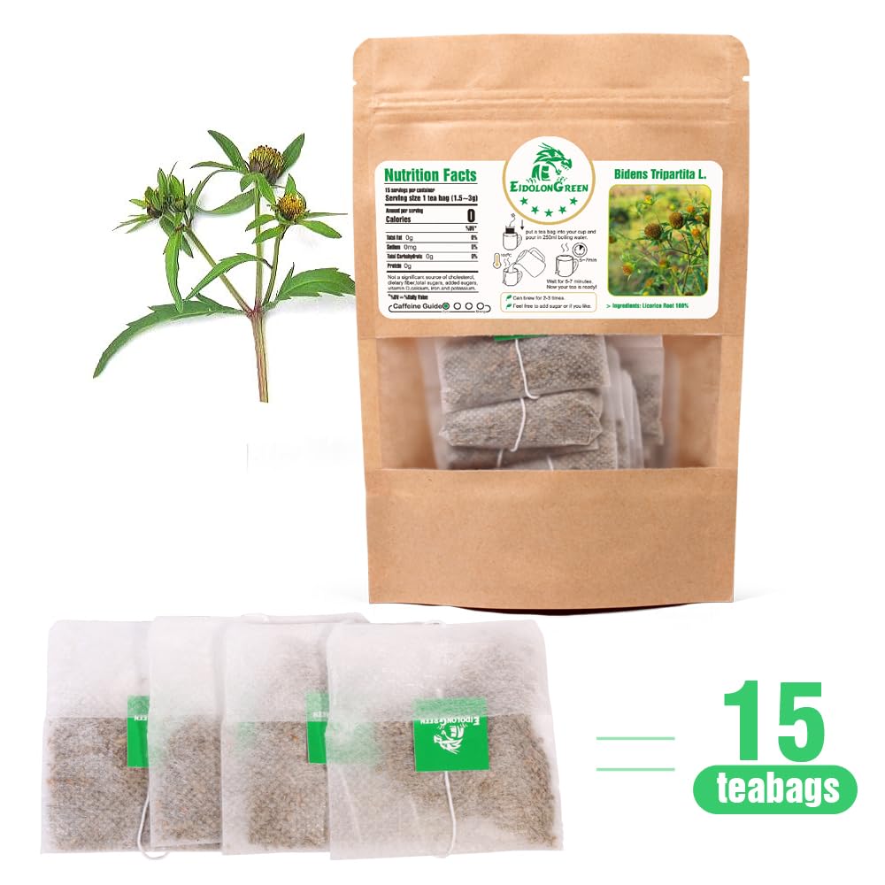 EidolonGreen [China Medicinal Herb] Bidens Tripartita Tea (Bidens Tripartita L./Trifid Bur-marigold/Gui Zhen Cao/???/??? ?) Dried Bulk Herb, Non-GMO