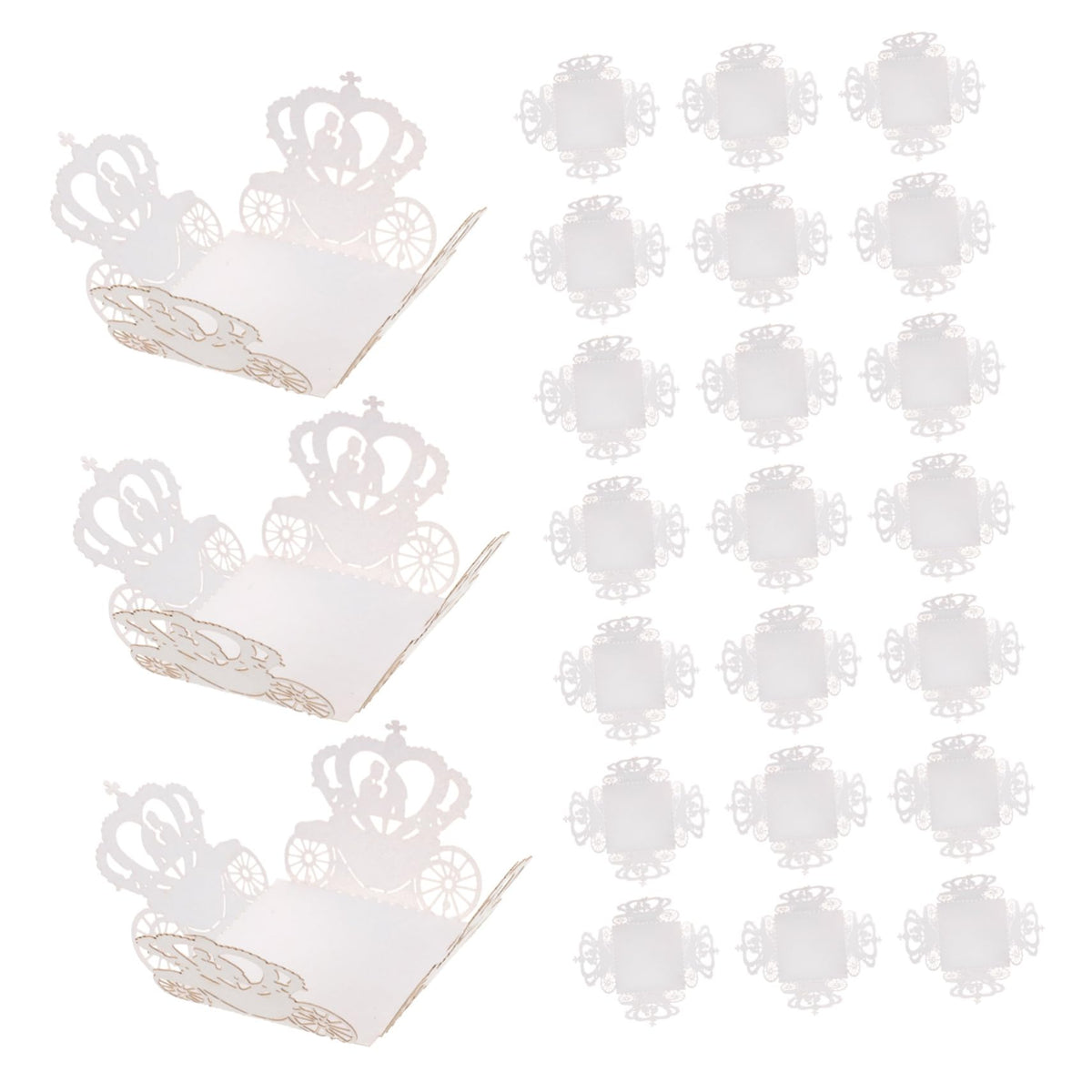 Didiseaon 50pcs Chocolate Wrapping Papers Hollow Design Elegant Candy Packaging for Weddings Parties and Special Occasions Lightweight and Convenient