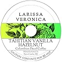 Tahitian Vanilla Hazelnut Colombian Decaf Coffee (Single Serve K-Cup Pods) (Gourmet, Naturally Flavored, Whole Coffee Beans) (12 pods, ZIN: 575724)