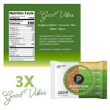 Protein Puck Vegan Plant based Protein Bar - Natural Healthy Snack Bars, 12 Count, 1.34oz Mini, Gluten Free, Dairy Free, No GMO, Kosher - Variety pack