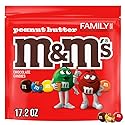 M&M'S Peanut Butter Chocolate Graduation Candy, Family Size, 17.2 Oz Resealable Bulk Bag