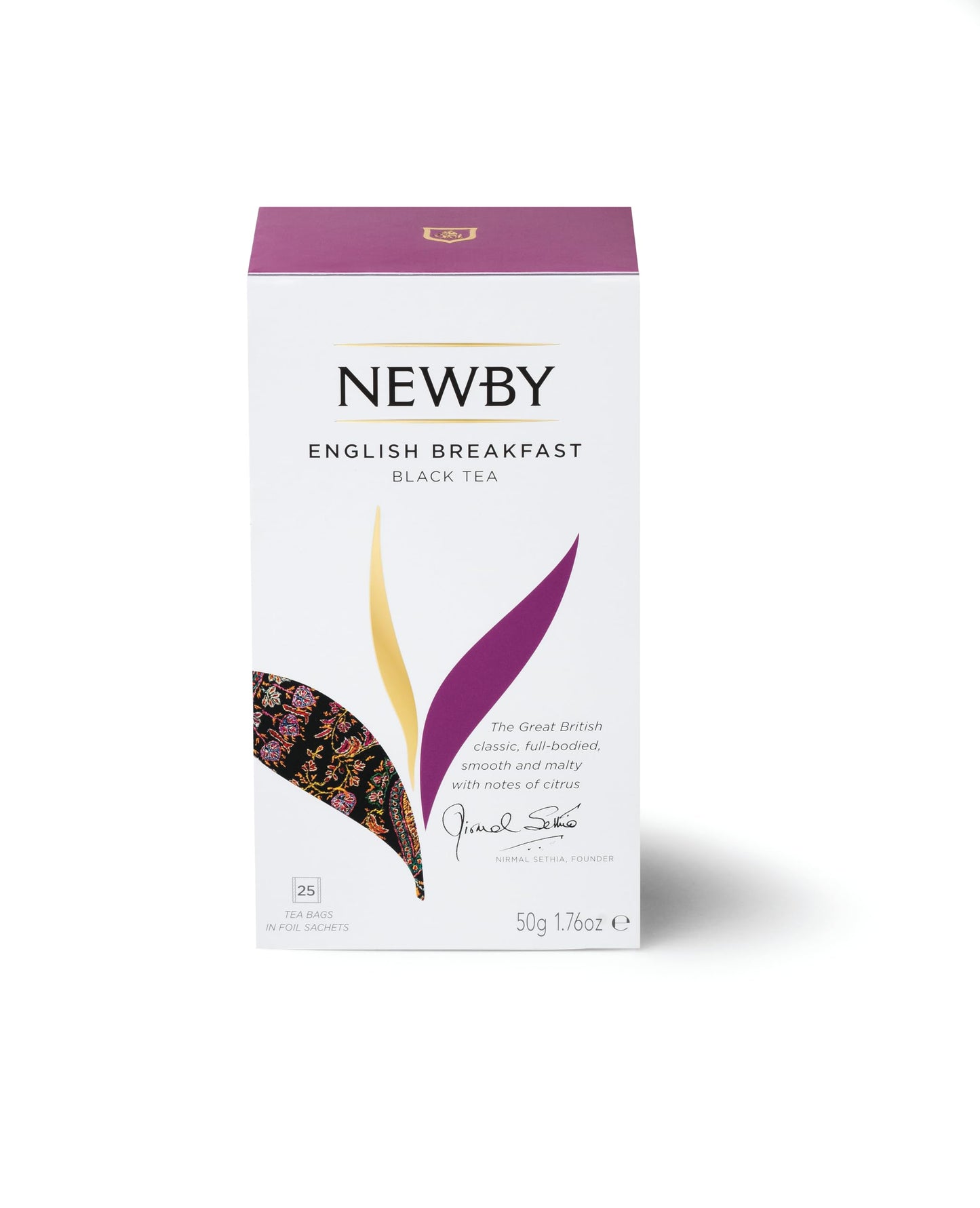 English Breakfast Black Tea by Newby Teas - 25 Individually Wrapped Tea Bags - Bold & Malty - Award-Winning Premium Blend