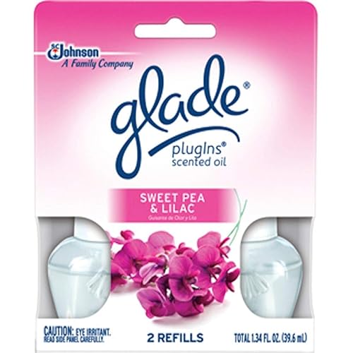 Glade PlugIns Scented Oil Air Freshener Refill, Sweet Pea & Lilac