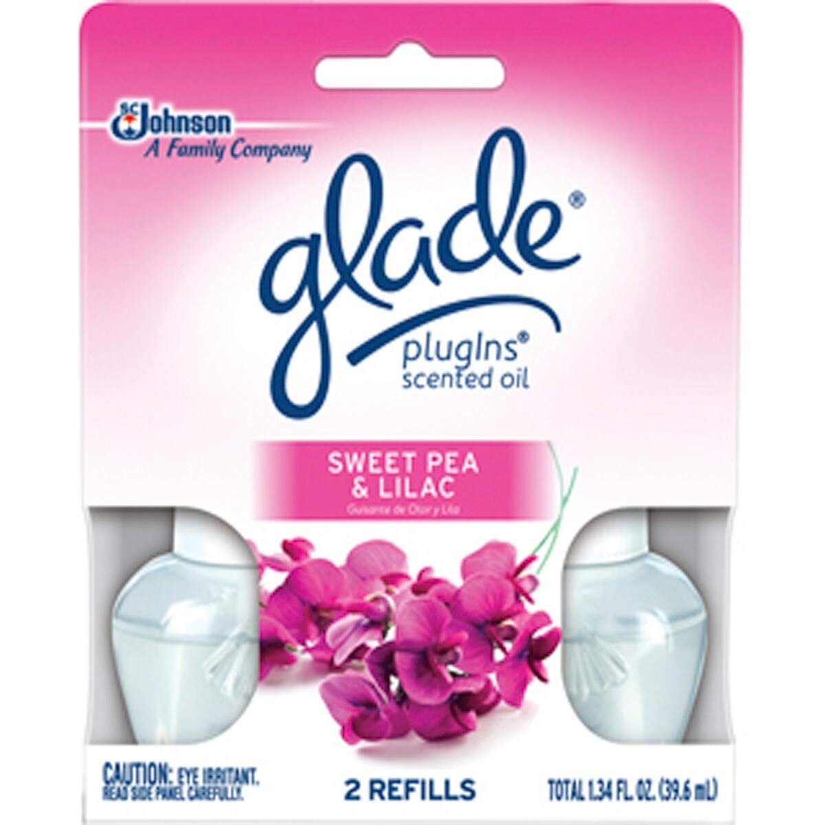 Glade PlugIns Scented Oil Air Freshener Refill, Sweet Pea & Lilac